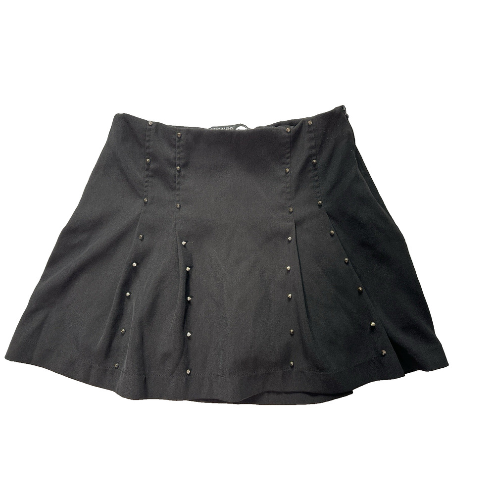 Biography Black Studded Mini Skort Size S